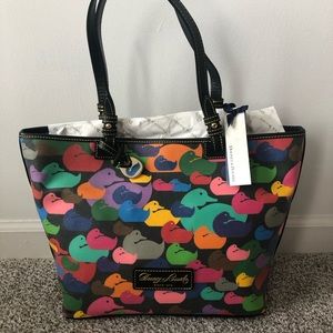 Dooney & Bourke “Duck” Print Tote Bag NWT